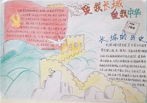 关于参观长城的手抄报 长城手抄报