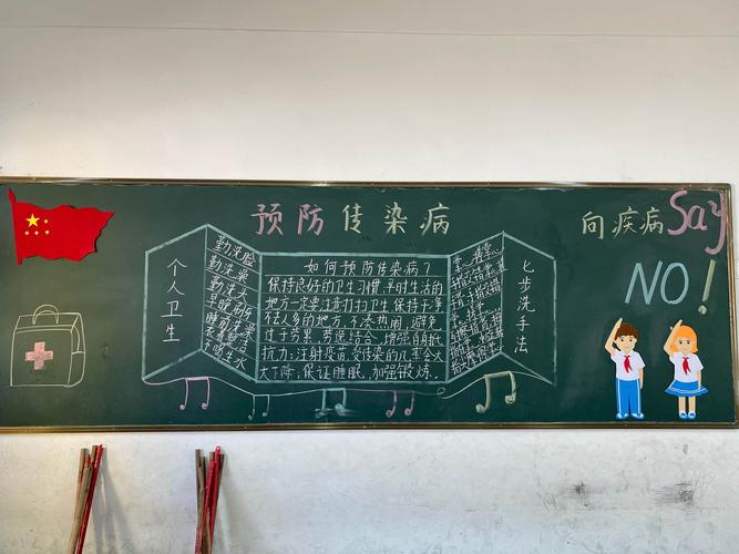 春季传染病防控教育黑板报 预防传染病黑板报图片大全