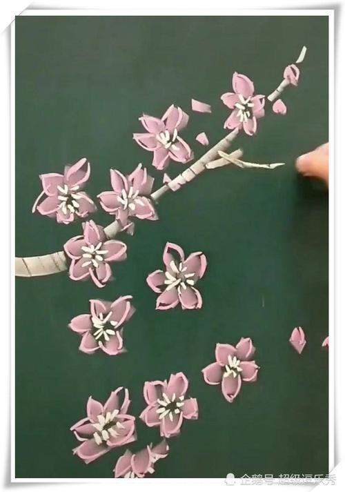 下方有花的黑板报 黑板报图片素材