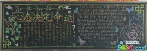 关于命运的黑板报 关于黑板报图片大全