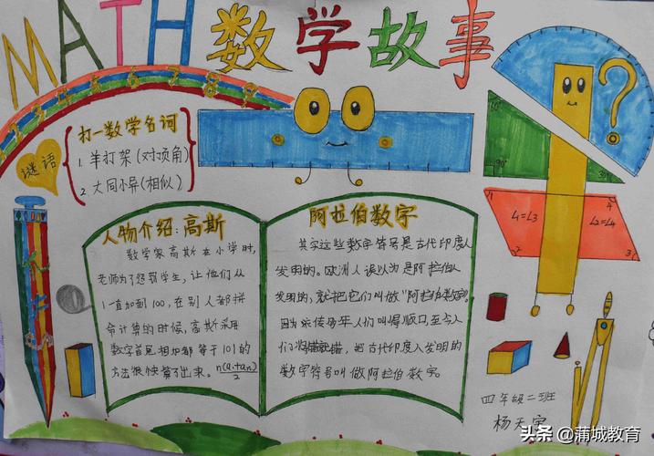 六年级上册数学简单又容易的手抄报 四年级上册手抄报