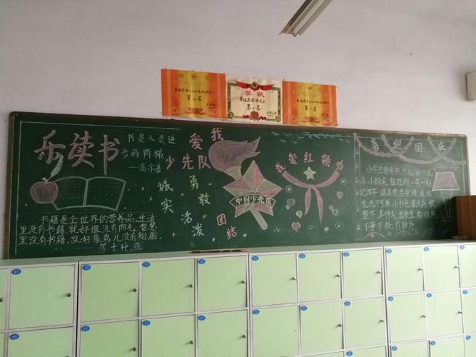 绿领巾争做好苗苗黑板报 红领巾黑板报图片素材