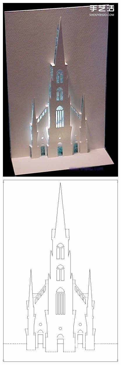 怎样做折叠建筑贺卡 怎样做折叠贺卡