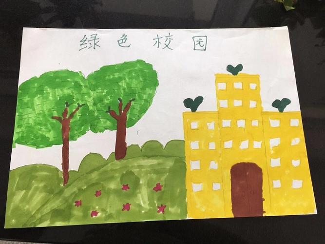 创建绿色校园生态环境手抄报 绿色校园手抄报