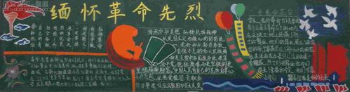 宿舍革命黑板报 黑板报图片素材