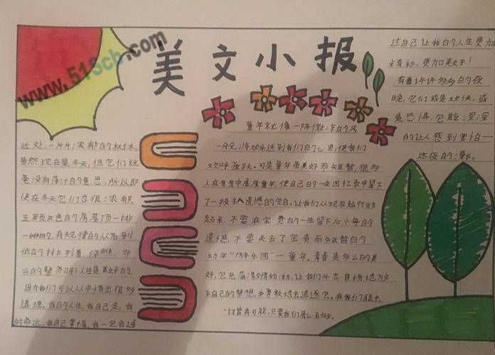 品读美文主题手抄报 经典美文手抄报