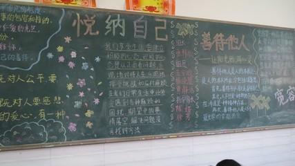 小学生自我服务黑板报 小学生黑板报图片大全