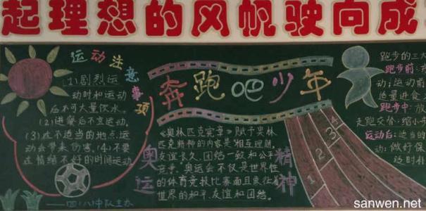 有关于校运会黑板报 关于黑板报图片大全