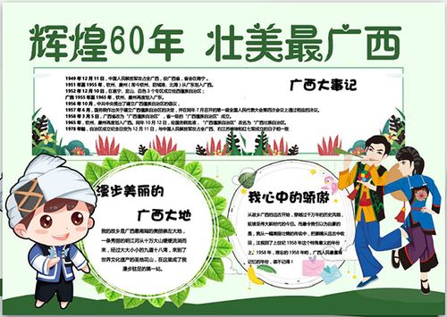 以前的广西的发展如何手抄报 如何画手抄报