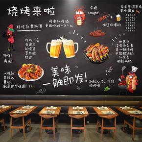 烧烤的黑板报 黑板报图片大全