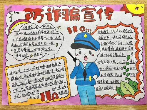 我同心反诈同行的手抄报 与法同行手抄报