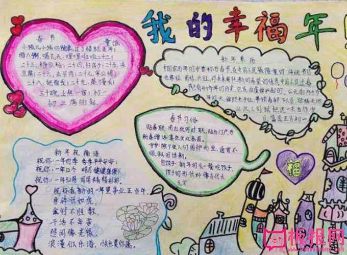 共建美丽幸福磁县手抄报 美丽的手抄报