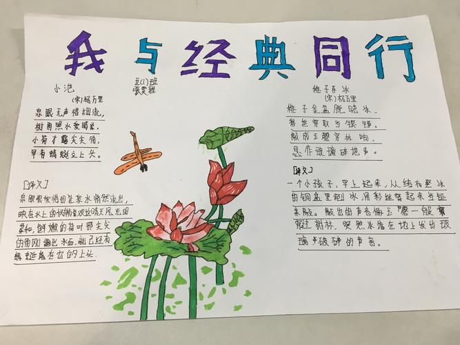 参观美术作品的感悟手抄报 读书感悟手抄报