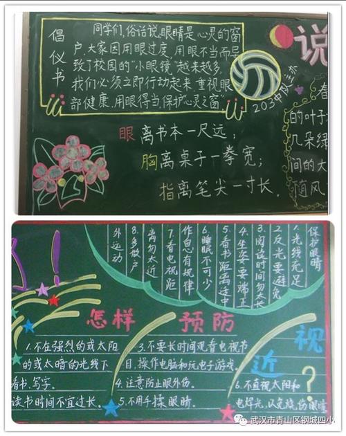 武汉发展黑板报 黑板报图片素材