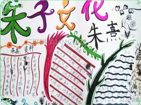 青朱出入图的手抄报 手抄报模板大全