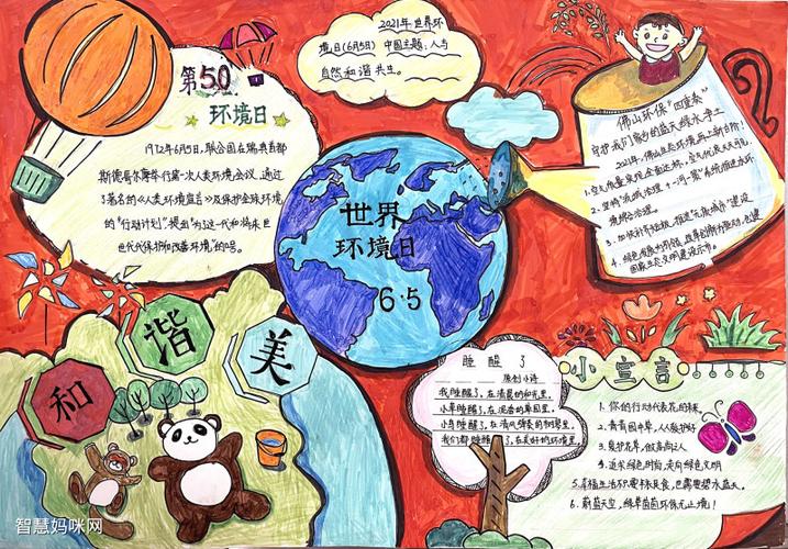 世界美好与你环环相扣手抄报 未来世界手抄报