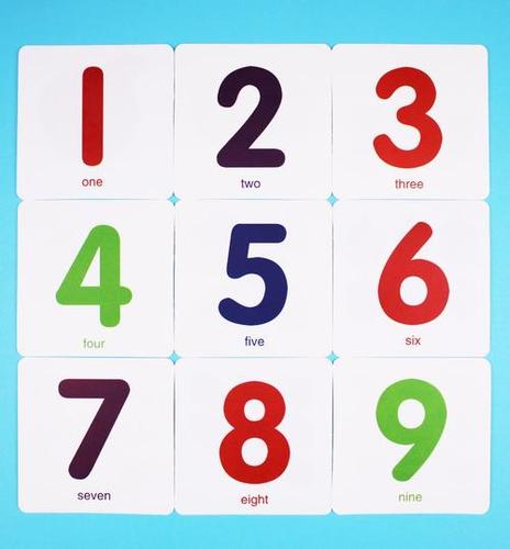 手工数字宝宝贺卡 数字宝宝贺卡