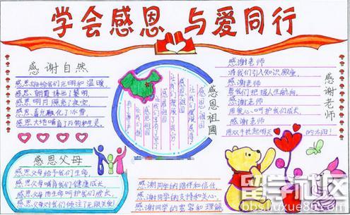 感恩心得读书手抄报 读书心得手抄报