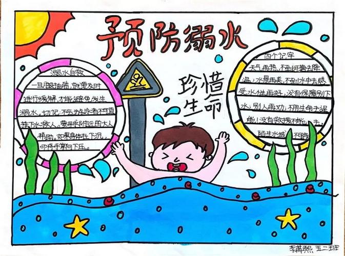 防台防汛安全手抄报 防汛手抄报
