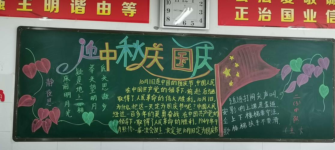 喜迎十九主题黑板报 主题黑板报图片大全