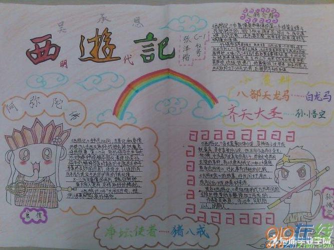 我要画西游记手抄报 西游记手抄报