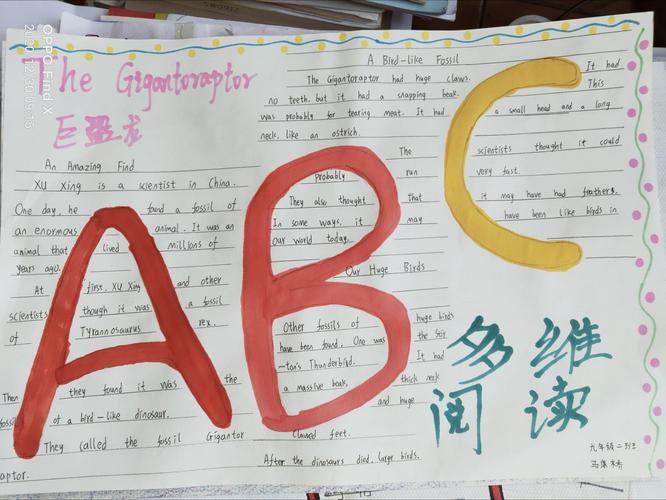 多维阅读12级手抄报 12.9手抄报