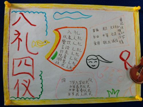 关于八仪六礼一诚信的手抄报 诚信的手抄报