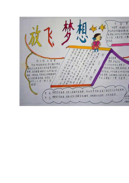 谈清人生梦想手抄报 梦想手抄报
