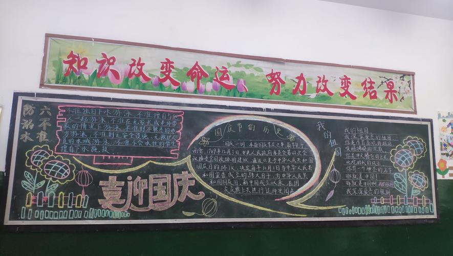 赞颂青春礼赞祖国黑板报 青春黑板报图片大全