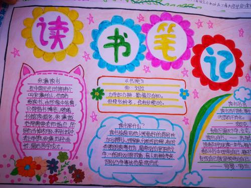 读书笔记画成手抄报 读书笔记手抄报