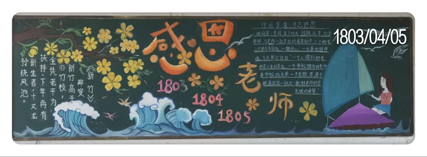 三年级感恩教师黑板报 三年级黑板报图片大全