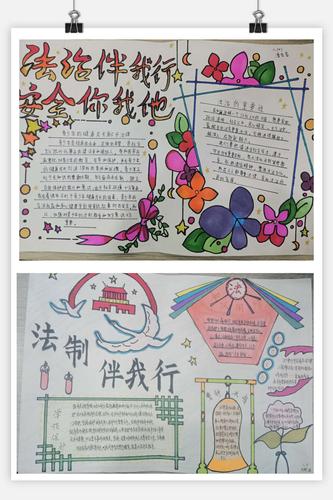 弘扬法治精神做文明学生的手抄报 做文明学生手抄报