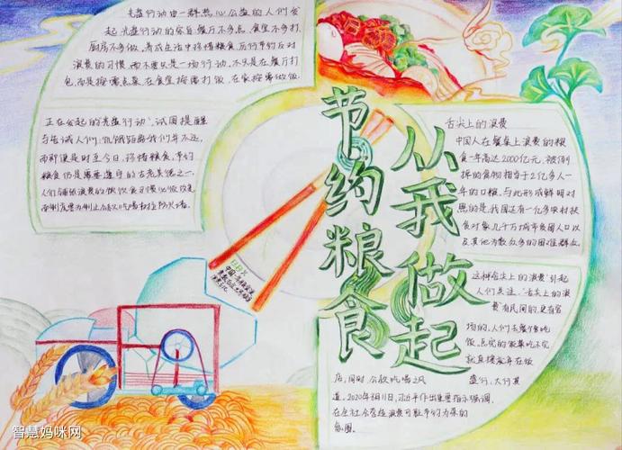 关于倡导绿色生活勤俭节约的手抄报 勤俭节约的手抄报
