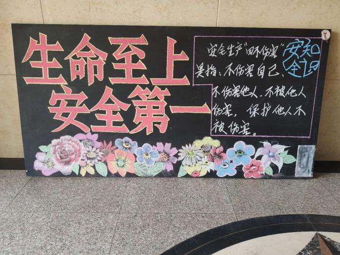 精品车间黑板报 黑板报图片素材