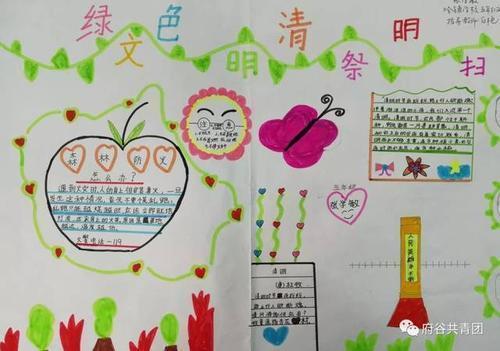 清明文祭祖的手抄报 清明手抄报