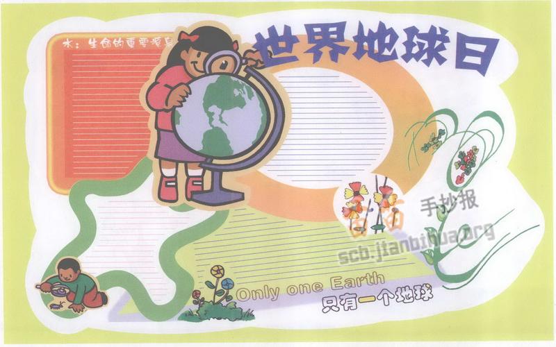 外星人来到地球上手抄报 地球日手抄报