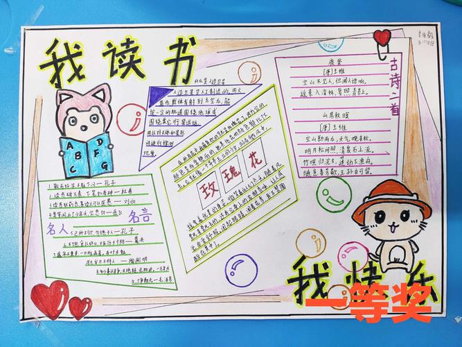 既简单又漂亮字又少的阅读手抄报 简单漂亮的手抄报