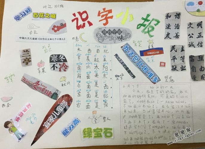 有趣的儿歌识字手抄报 有趣的数学手抄报