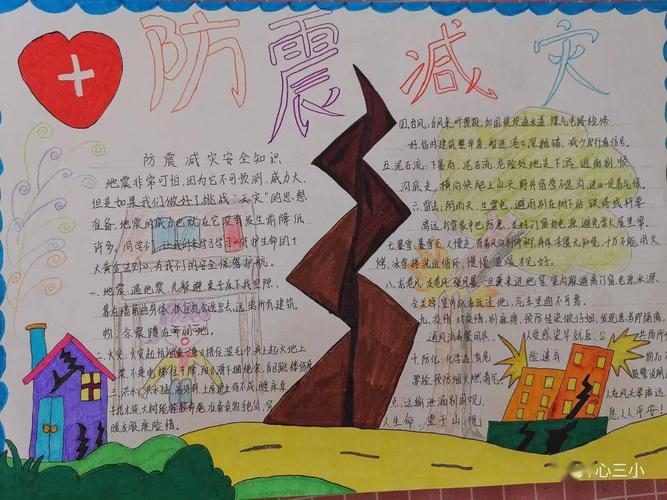 防震减灾科普先知手抄报 防震减灾手抄报