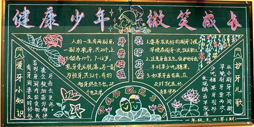 预防龋齿的黑板报 预防传染病黑板报图片大全