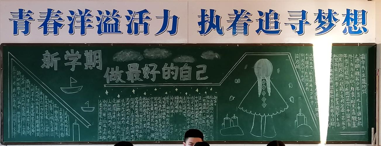介绍自己的黑板报 黑板报图片大全