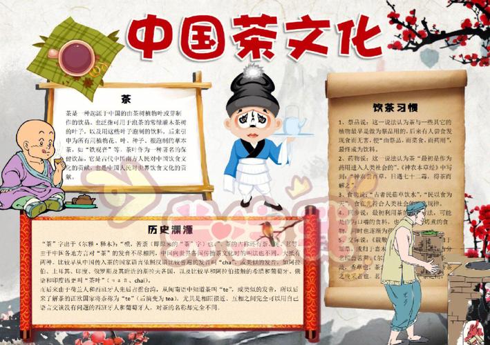 雅安茶文化研究报告手抄报 茶文化手抄报