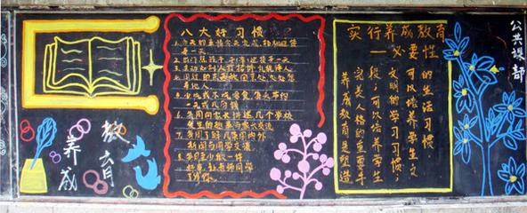 继续教育黑板报 教育黑板报图片大全