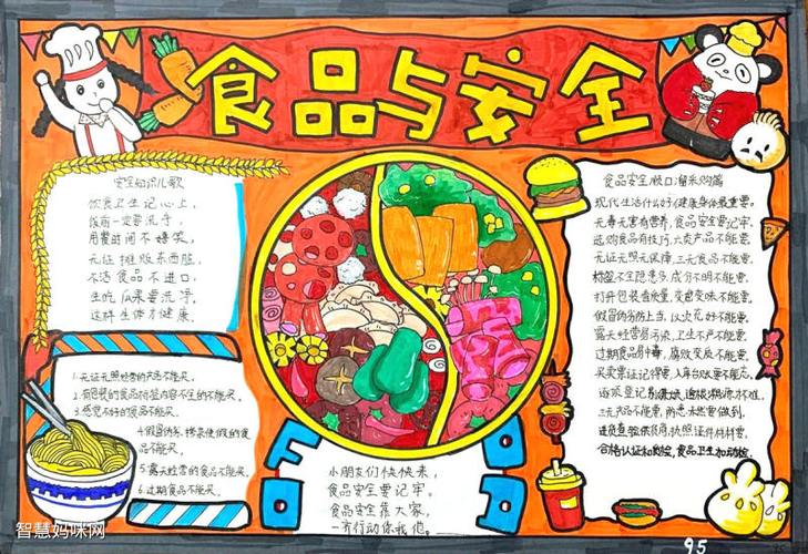 食品安全字大一点手抄报 食品安全手抄报