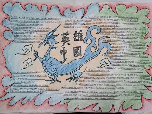 关于英雄叶发坤的手抄报 英雄手抄报