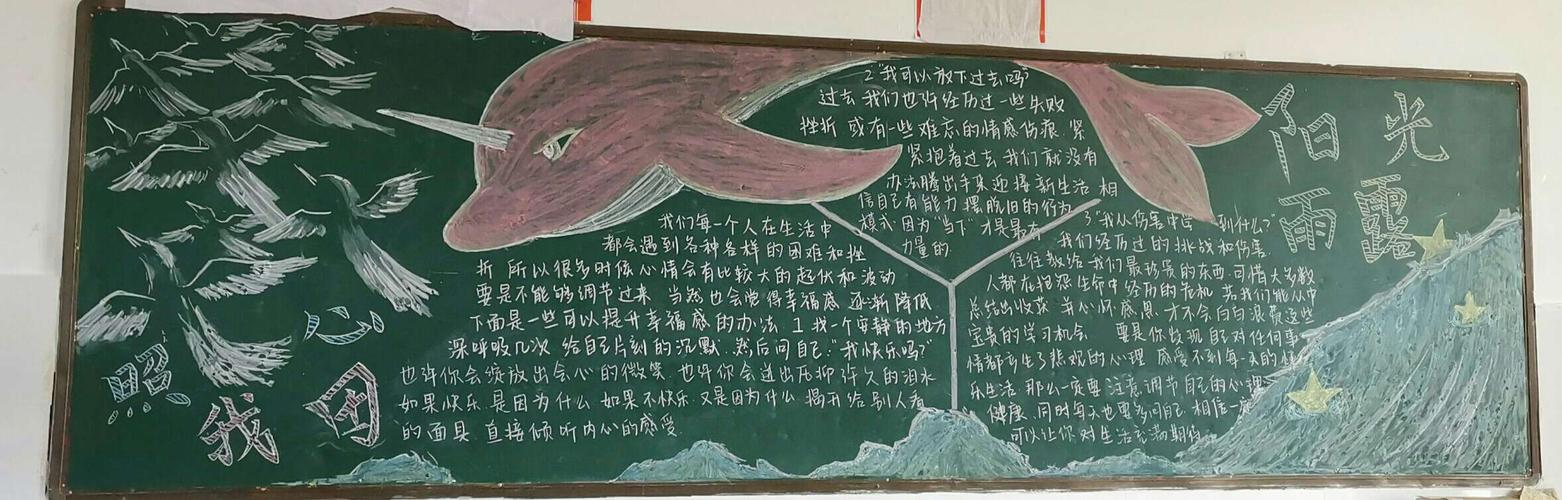 阳光的黑板报 黑板报图片素材