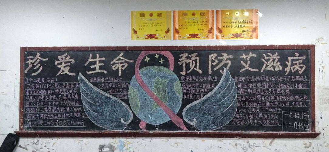 hiv黑板报 黑板报图片大全