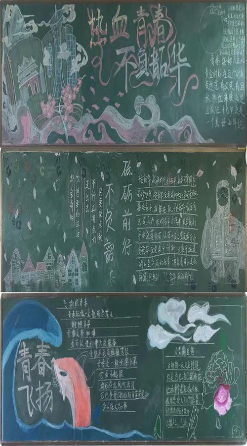 六寨中学黑板报 中学黑板报图片大全
