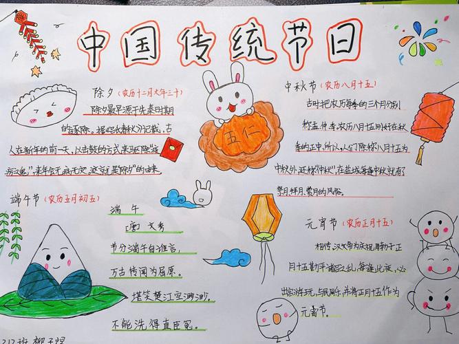 介绍一个传统节日的手抄报 传统节日的手抄报