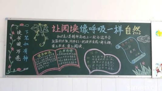 一年级关于书的黑板报 一年级黑板报图片素材